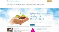 Desktop Screenshot of gynekologiyhdistys.fi
