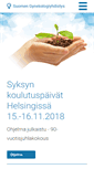 Mobile Screenshot of gynekologiyhdistys.fi